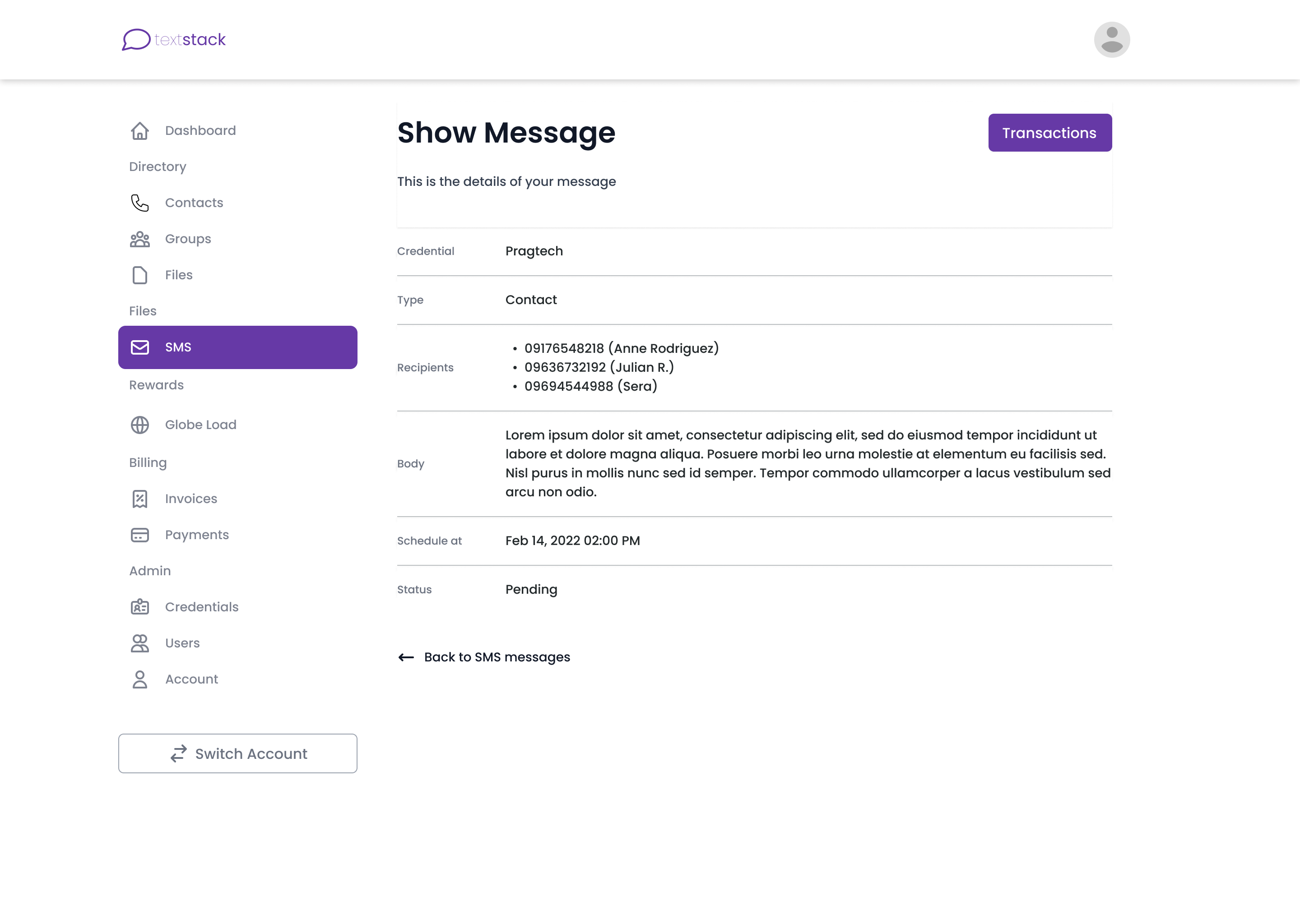 App screenshot